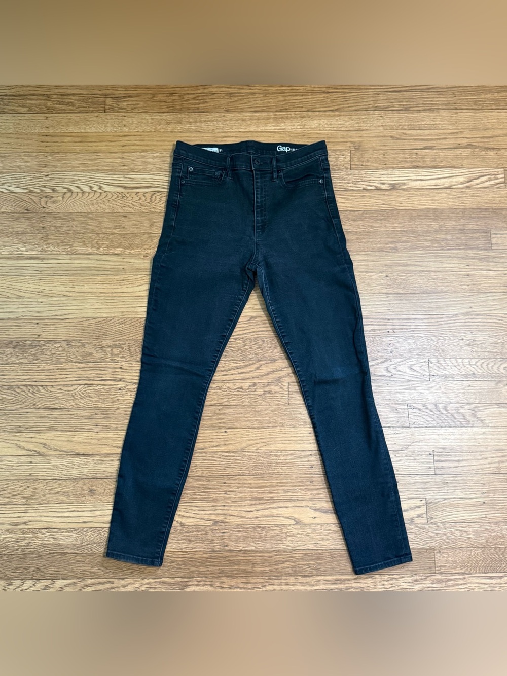 GAP Women's Black Skinny Jeans - High Rise Stretch size 31